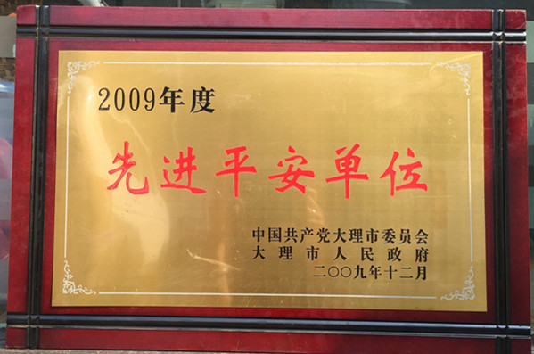 2009年度先进平安单位